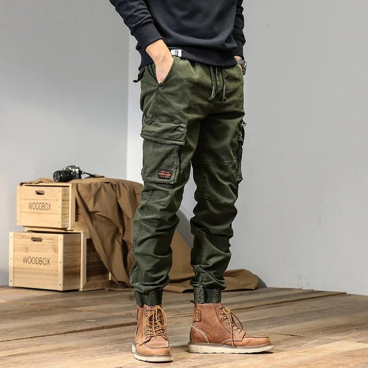 Praktische Sommer-Cargohose mit Kordelzug und leichtem, atmungsaktivem Stoff für Komfort und Funktionalität
