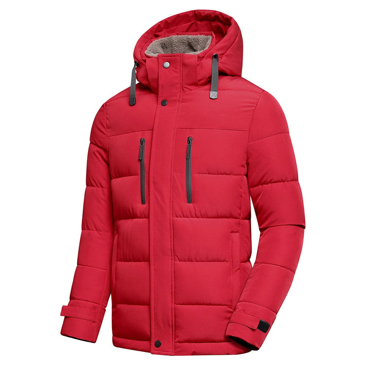 Hochwertige Herren-Steppjacke für den Winter, mit elegantem Design und hervorragender Wärmeisolierung.