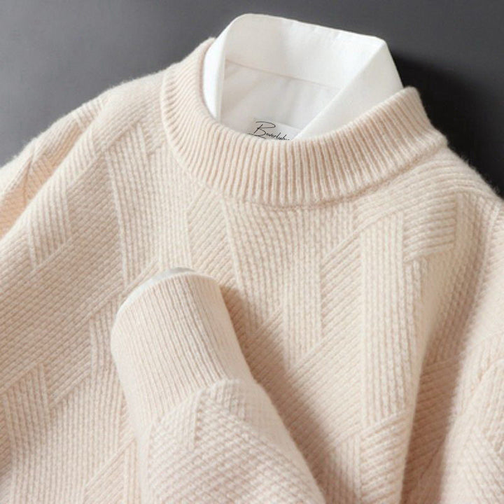 Premium-Winterpullover für Männer – warm und stilvoll für kalte Herbst- und Wintertage.
