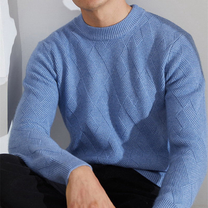 Premium-Winterpullover für Männer – warm und stilvoll für kalte Herbst- und Wintertage.