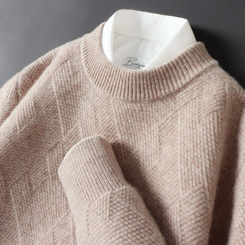 Premium-Winterpullover für Männer – warm und stilvoll für kalte Herbst- und Wintertage.