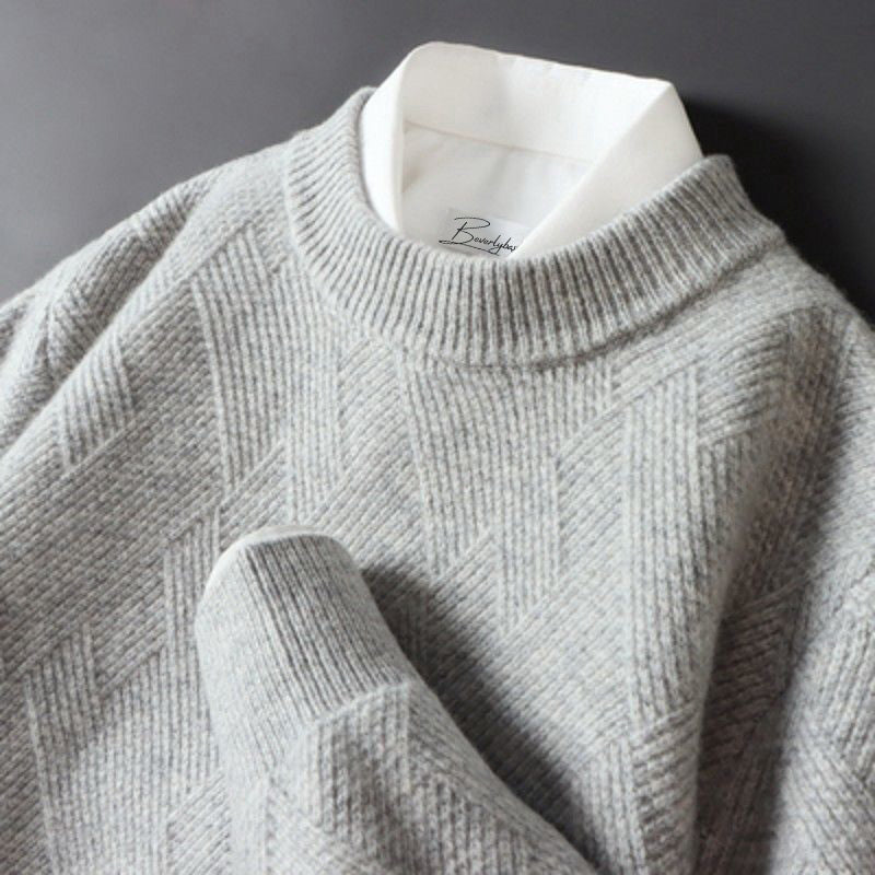 Premium-Winterpullover für Männer – warm und stilvoll für kalte Herbst- und Wintertage.