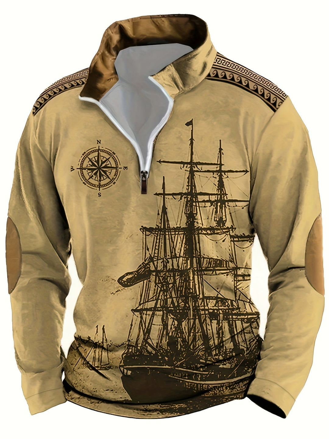 Pullover im nautischen Vintage-Stil, stilvoll und warm für kalte Herbst- und Wintertage