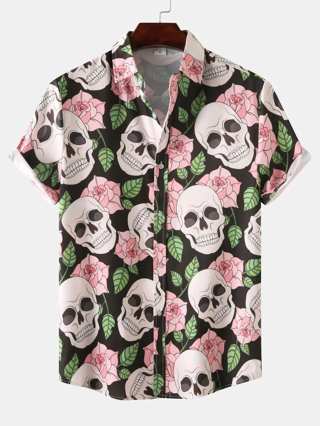 Punkiges Freizeithemd für den Sommer mit leichtem, atmungsaktivem Material und rebellischem Design.