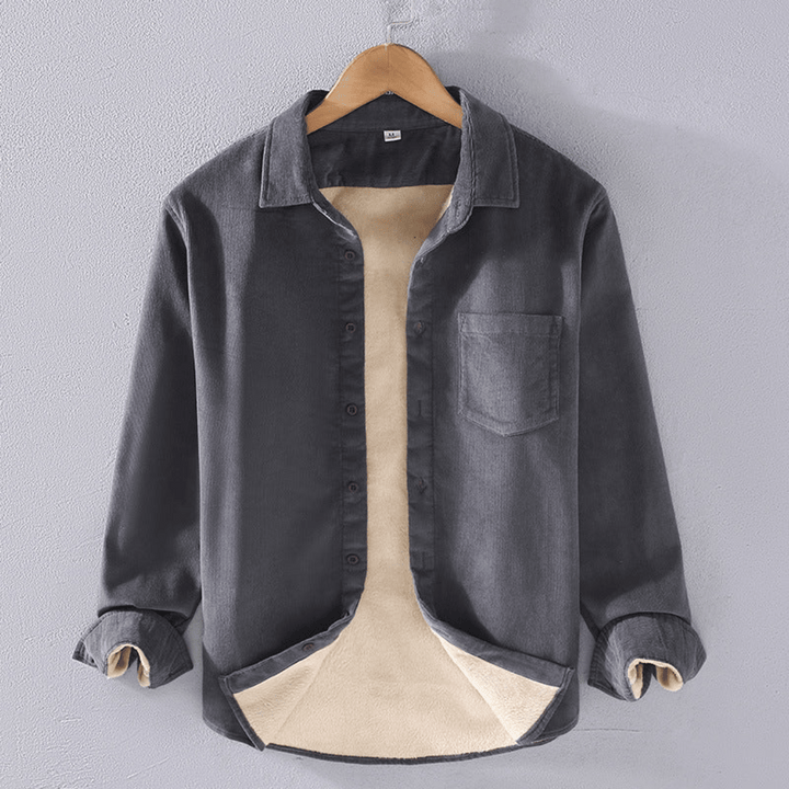  Schickes Herren-Sommerhemd mit langen Ärmeln – elegant, bequem und atmungsaktiv.