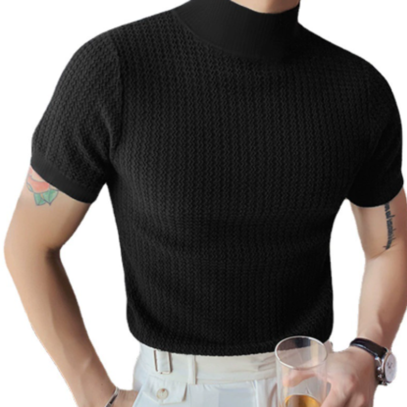 Schlankes und stilvolles Sommerhemd für Männer mit leichtem, atmungsaktivem Material und modernem Schnitt