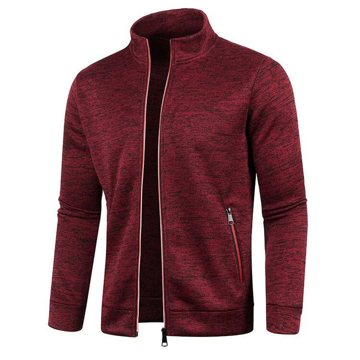 Schmal geschnittene warme Jacke für Männer, perfekt für kalte Herbst- und Wintertage.