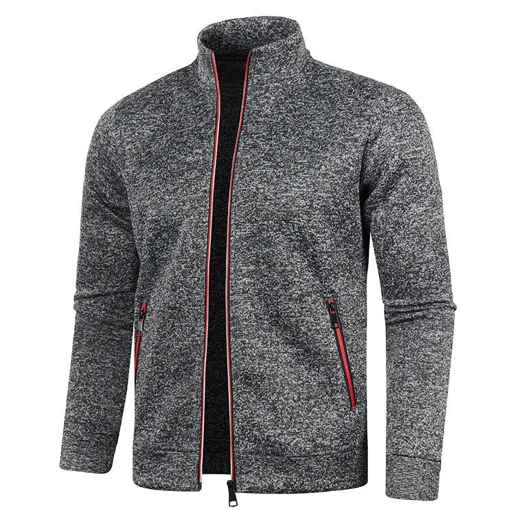 Schmal geschnittene warme Jacke für Männer, perfekt für kalte Herbst- und Wintertage.
