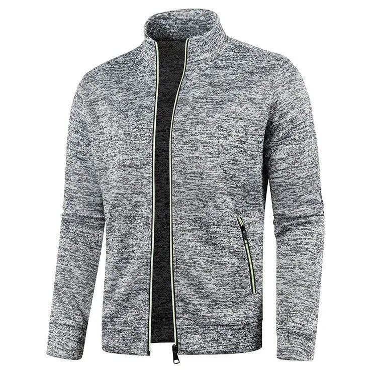 Schmal geschnittene warme Jacke für Männer, perfekt für kalte Herbst- und Wintertage.