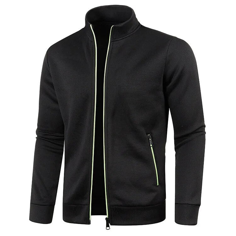 Schmal geschnittene warme Jacke für Männer, perfekt für kalte Herbst- und Wintertage.