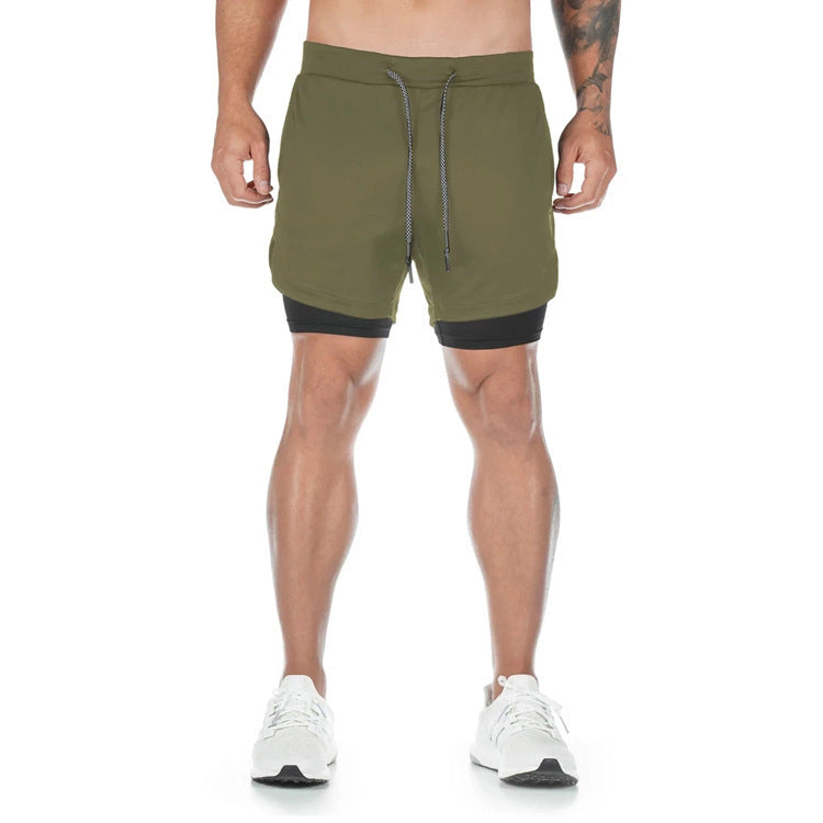 Schnelltrocknende 2-in-1-Trainingsshorts für den Sommer – leicht, atmungsaktiv und funktional für Sport & Freizeit