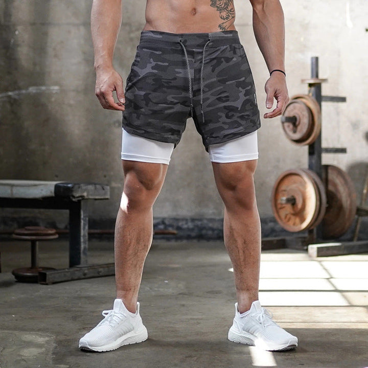 Schnelltrocknende 2-in-1-Trainingsshorts für den Sommer – leicht, atmungsaktiv und funktional für Sport & Freizeit