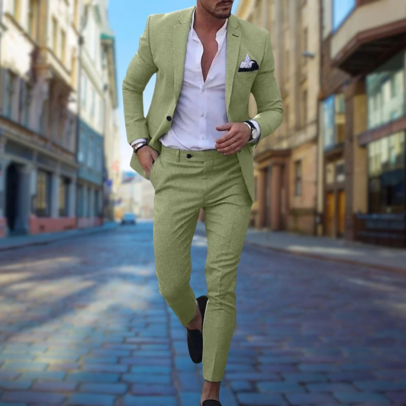 Eleganter Slim Fit Herrenanzug für Hochzeitsgäste – stilvoller Anzug mit moderner Passform für besondere Anlässe