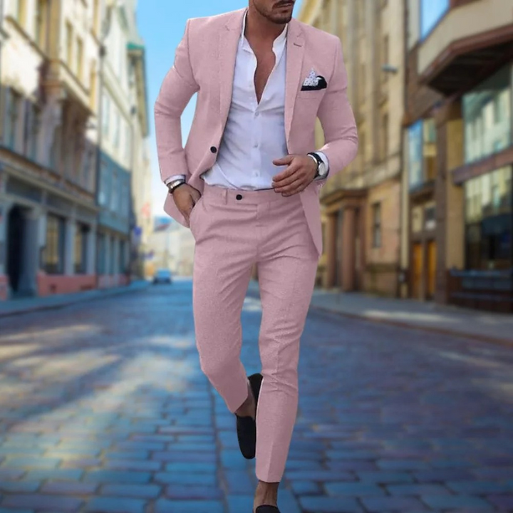 Eleganter Slim Fit Herrenanzug für Hochzeitsgäste – stilvoller Anzug mit moderner Passform für besondere Anlässe