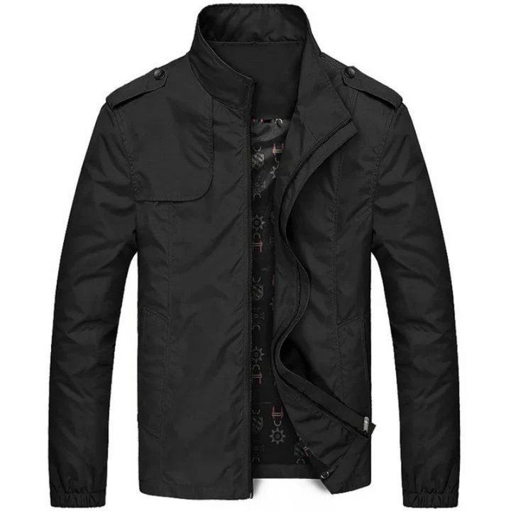 Sportliche Herren-Sommerjacke mit leichtem, atmungsaktivem Material und Reißverschlusstaschen










