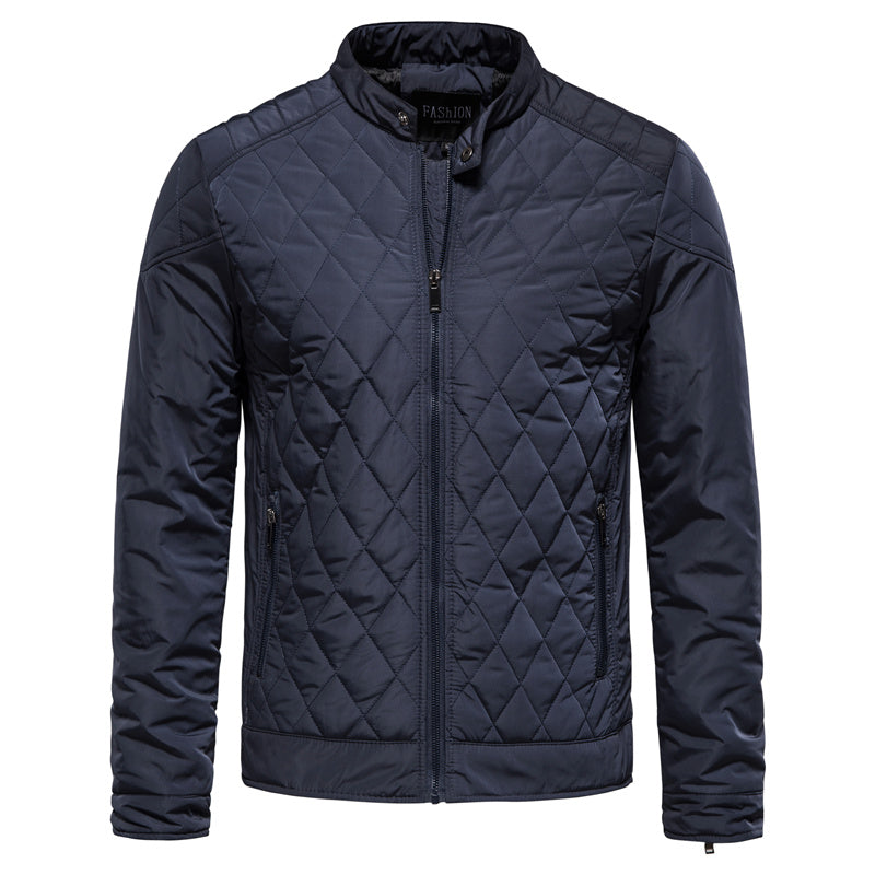 Elegante Herrenjacke mit Karomuster, ideal für stilvolle Herbst- und Winter-Looks