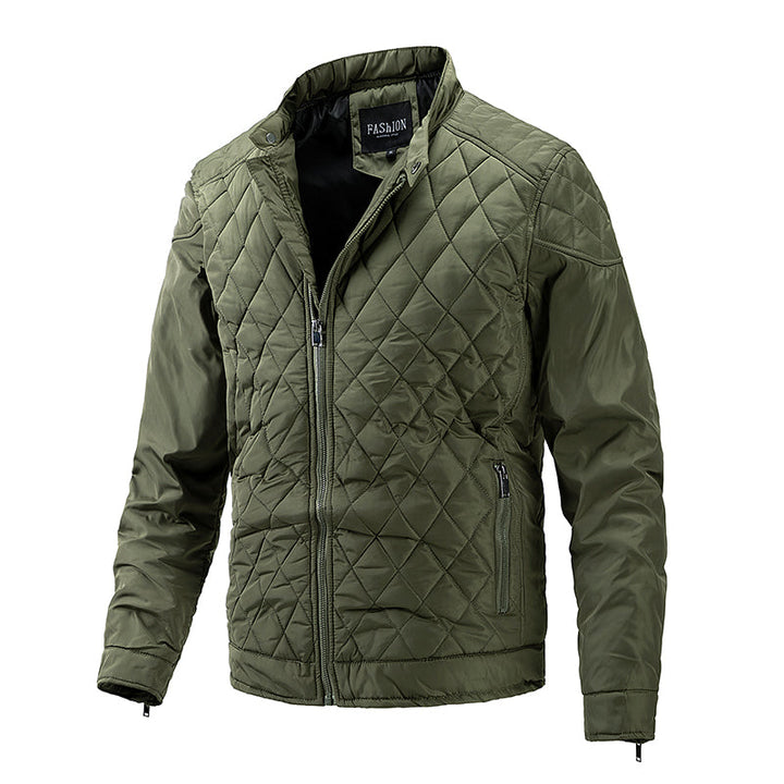 Elegante Herrenjacke mit Karomuster, ideal für stilvolle Herbst- und Winter-Looks