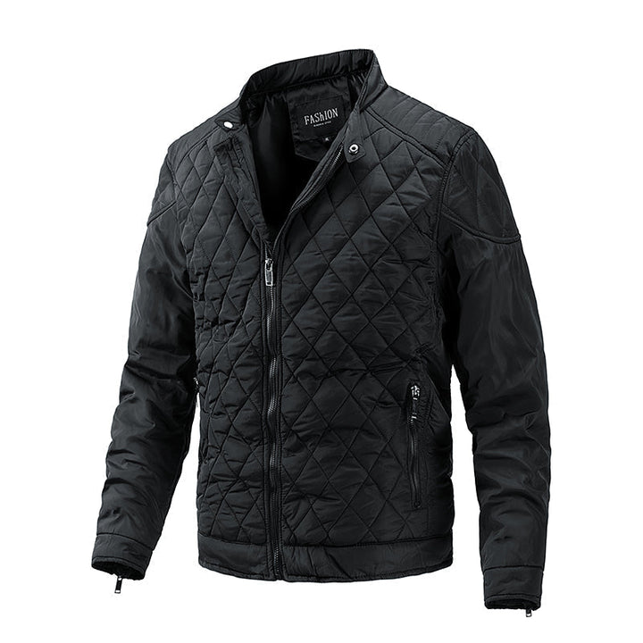 Elegante Herrenjacke mit Karomuster, ideal für stilvolle Herbst- und Winter-Looks