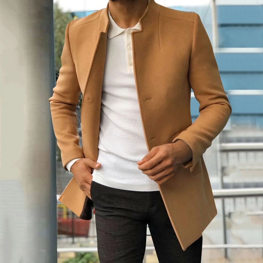 Eleganter Business-Mantel für Herren, ideal für kühle Tage und stilvolle Auftritte