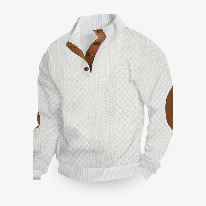 Warmer Herren-Winterpullover aus hochwertigem Strickstoff – ideal für kalte Tage