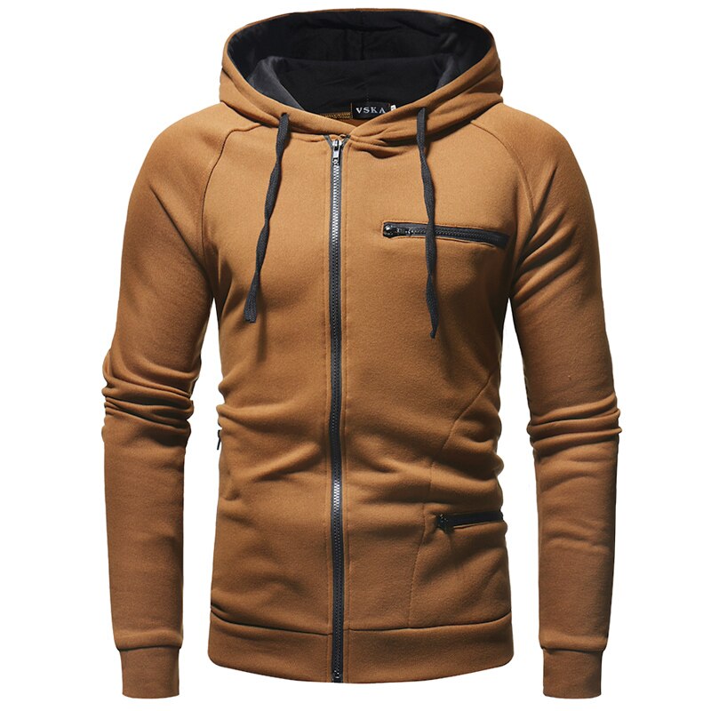 Stilvoller Kapuzenpullover mit Reißverschluss für Männer, der Komfort und Flexibilität bietet.