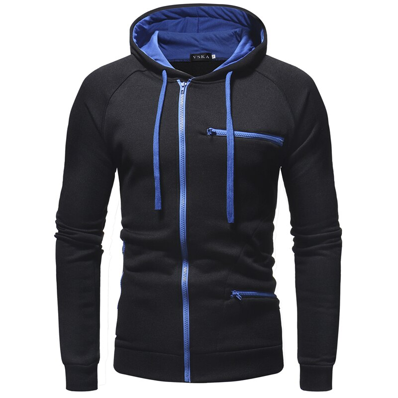 Stilvoller Kapuzenpullover mit Reißverschluss für Männer, der Komfort und Flexibilität bietet.