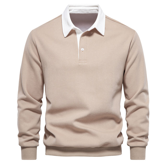 Eleganter Polo-Pullover für Männer, ideal für kühle Tage