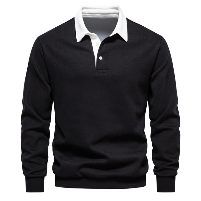 Eleganter Polo-Pullover für Männer, ideal für kühle Tage