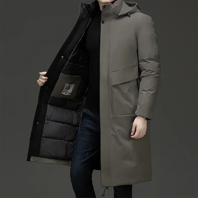 Eleganter Thermo-Winterparka für Herren mit warmem Futter und modernem Design