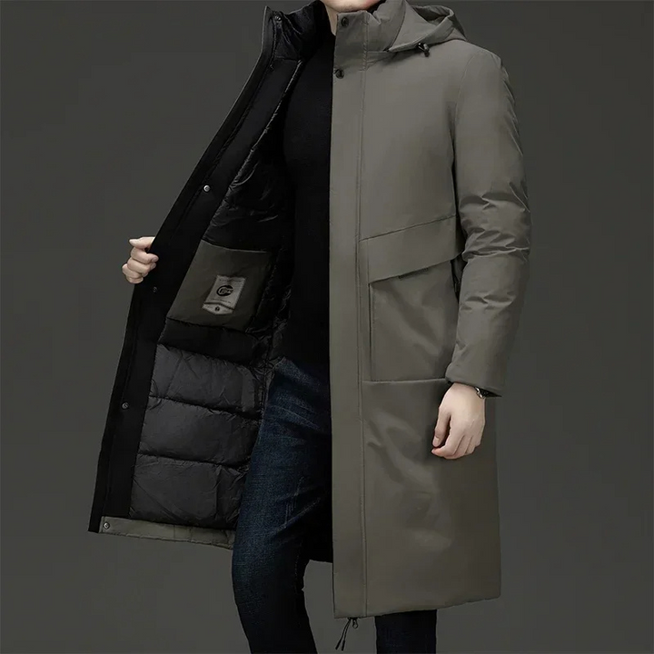 Eleganter Thermo-Winterparka für Herren mit warmem Futter und modernem Design