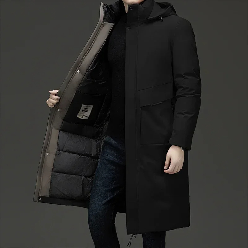 Eleganter Thermo-Winterparka für Herren mit warmem Futter und modernem Design