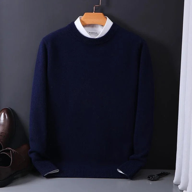 Eleganter Winterpullover für Männer, kombiniert Stil und Komfort für kalte Tage