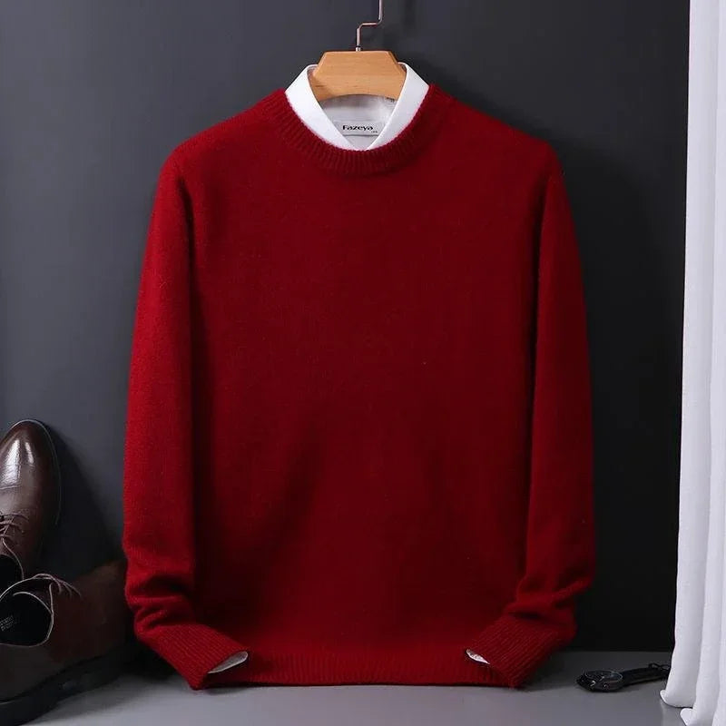 Eleganter Winterpullover für Männer, kombiniert Stil und Komfort für kalte Tage