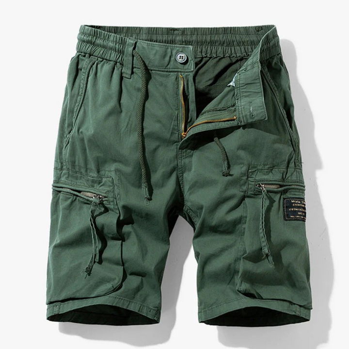 Strapazierfähige Cargo-Shorts für Herren mit Taschen und bequemer Passform









