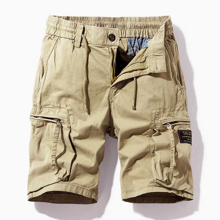 Strapazierfähige Cargo-Shorts für Herren mit Taschen und bequemer Passform









