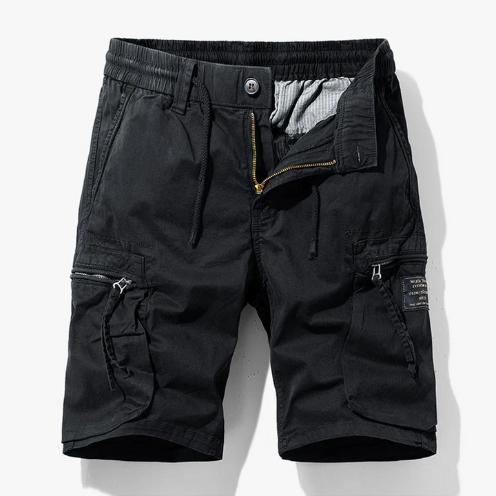 Strapazierfähige Cargo-Shorts für Herren mit Taschen und bequemer Passform









