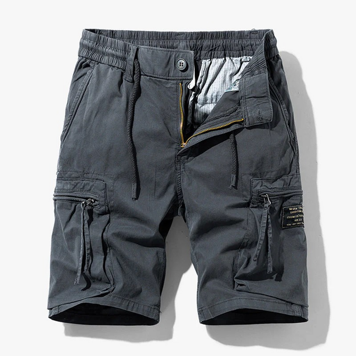 Strapazierfähige Cargo-Shorts für Herren mit Taschen und bequemer Passform









