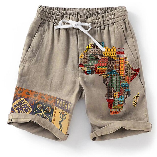 Stylische Herren-Shorts mit 3D-Druck – perfekt für den Sommer.