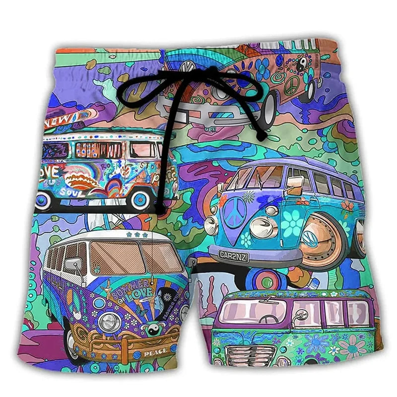Stylische klassische Strandshorts für Männer, ideal für Strand, Pool und sommerliche Tage