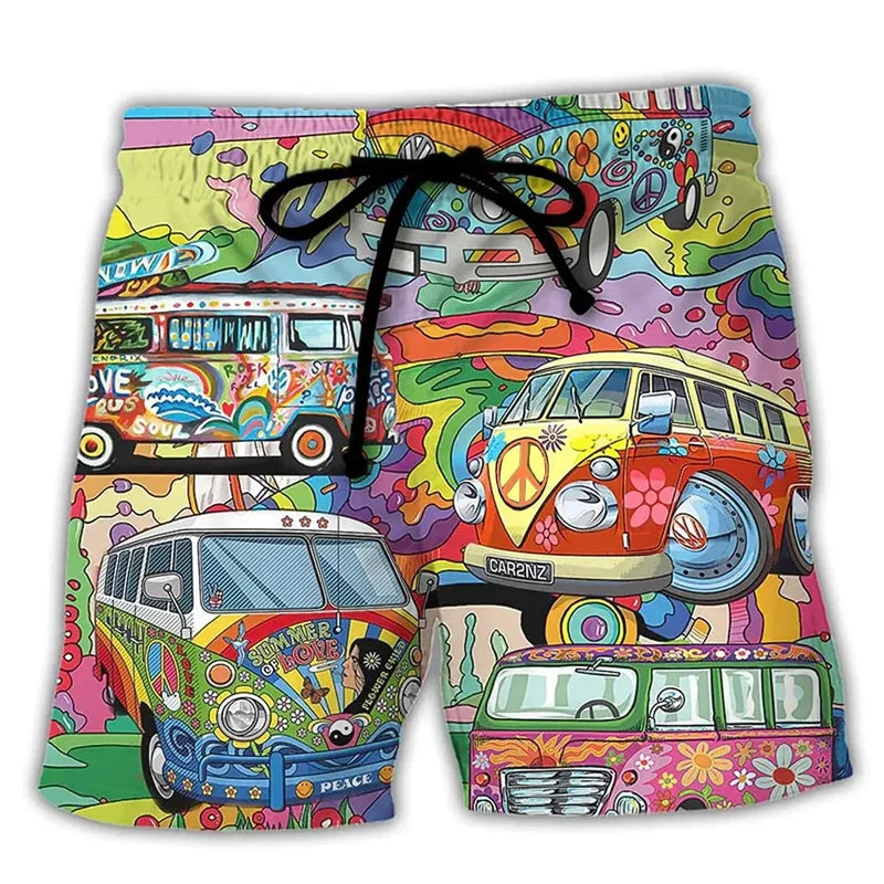 Stylische klassische Strandshorts für Männer, ideal für Strand, Pool und sommerliche Tage