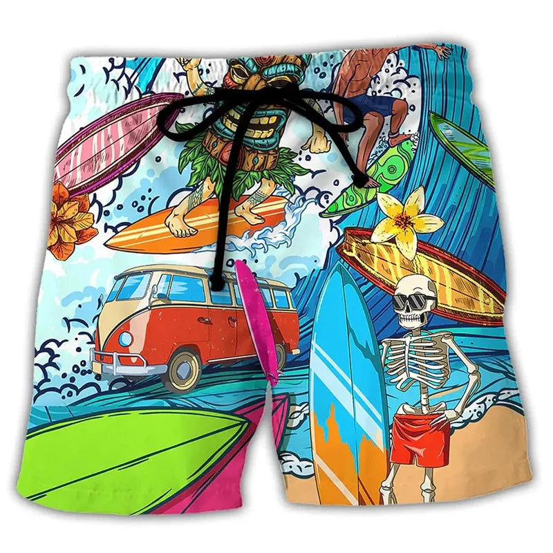 Stylische klassische Strandshorts für Männer, ideal für Strand, Pool und sommerliche Tage