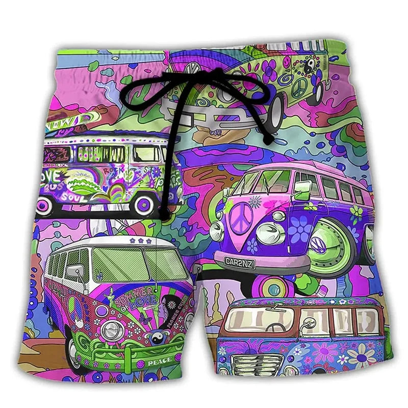 Stylische klassische Strandshorts für Männer, ideal für Strand, Pool und sommerliche Tage