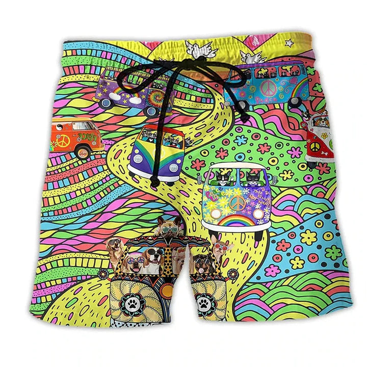 Stylische klassische Strandshorts für Männer, ideal für Strand, Pool und sommerliche Tage