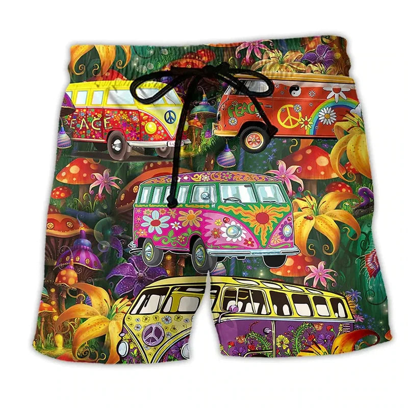 Stylische klassische Strandshorts für Männer, ideal für Strand, Pool und sommerliche Tage