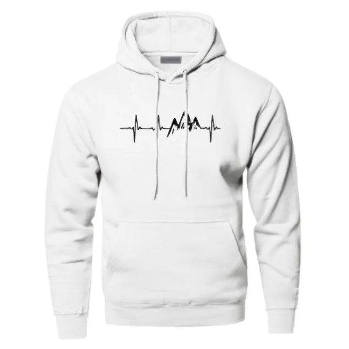 Stylischer Herren-Kapuzenpullover für Bergfreunde – komfortabel, warm und ideal für Herbst- und Winterabenteuer.