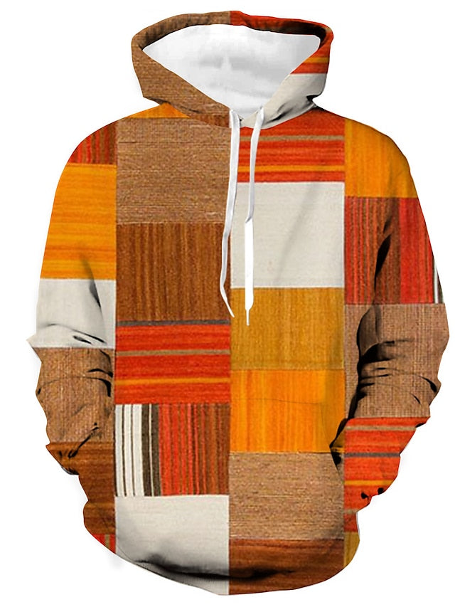 Stylischer Plüsch-Kapuzenpullover für Männer, warm und bequem für kalte Herbst- und Wintertage.