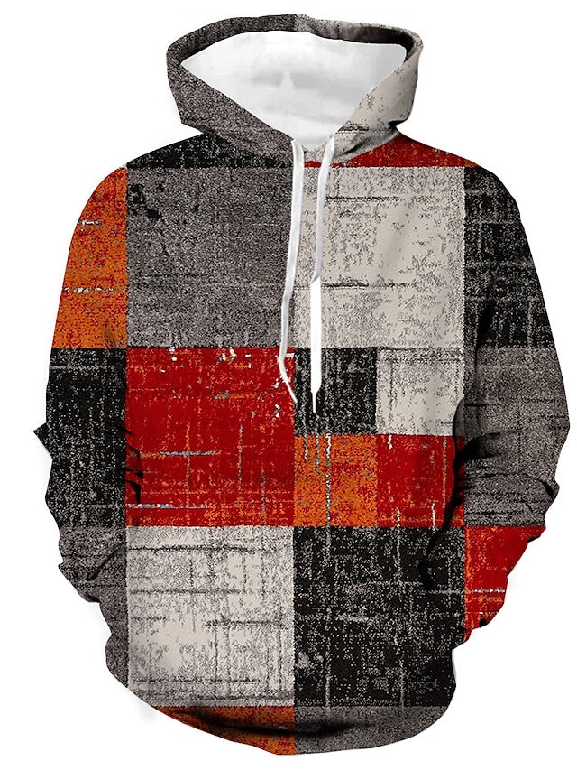 Stylischer Plüsch-Kapuzenpullover für Männer, warm und bequem für kalte Herbst- und Wintertage.