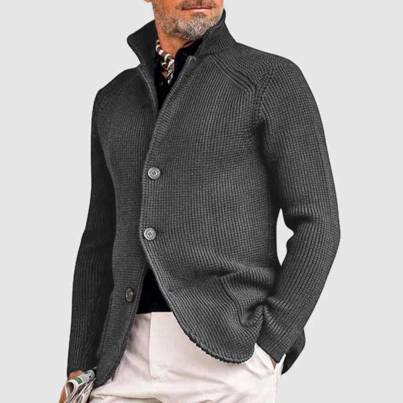 Stylischer Strickcardigan für Männer, vielseitig und komfortabel für Herbst und Winter