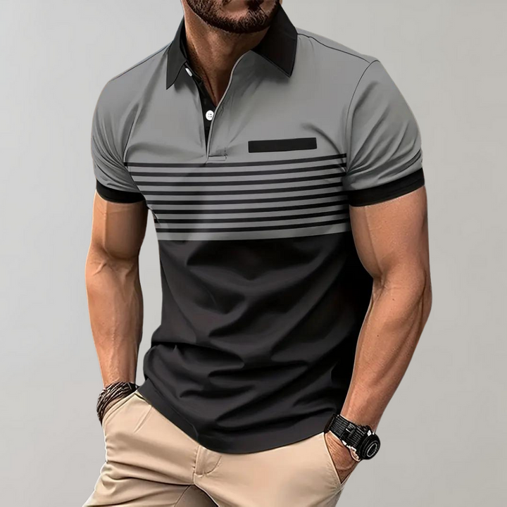 Stylisches gestreiftes Polo für den Sommer – leicht, bequem und perfekt für warme Tage