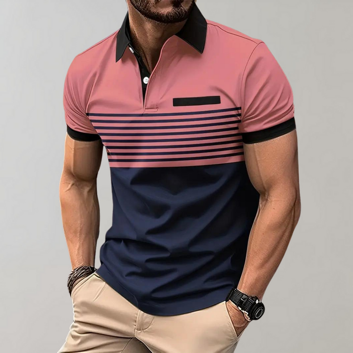 Stylisches gestreiftes Polo für den Sommer – leicht, bequem und perfekt für warme Tage